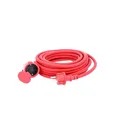 Produktbild: as - Schwabe Gummi-Verlängerungsleitung – 40 m Kabel mit Schutzkontaktstecker, Schutzkontaktkupplung inkl. Schutzkappe 