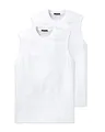 Produktbild: Schiesser Herren Muscle-Shirt Americans-T-Shirt 4er Pack, Farbe:Weiß (100);Größe:6/L