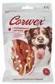 Produktbild: Corwex Hühnerbrust mit Käse 70g – Hundesnack mit 100% Huhn & Käse, fettarm