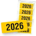 Produktbild: itenga Jahreszahlen 33105804, Aufkleber, 60 x 25mm, 50 Etiketten, Jahr 2026