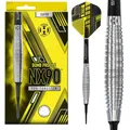 Produktbild: Harrows NX90 Darts-Set I Profi-Dartpfeile, 90% Wolfram, weiche Spitze, 18 g und 20 g, Pro-Darts I 10-teiliges Set mit schwarzen Supergrip-Midi-Schäften und NX90-Flights (20 Grams) (Bomb 20g)
