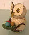 Produktbild: Minieule mit Ostereiern Kuhnert 37341 Erzgebirge Geschenk Präsent Eulensammler
