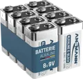 Produktbild: ANS 1525-0004 - Alkaline Batterie, 9-V-Block, 8er-Pack