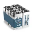 Produktbild: ANSMANN Batterie Rauchmelder 9V Block Alkaline, 8 Stück