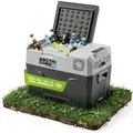 Produktbild: Belko® ArcticCore Kompressor Kühlbox 30L – elektrische Kühl- & Gefrierbox – 12/24V & 100–240V – tragbare Auto Camping Kühltruhe – grau - Grau
