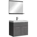 Produktbild: Badplaats Badmöbel-Set, Grau, Holz, Rechteckig, 60x51x35 cm, Badezimmer, Badmöbelsets & Badmöbelserien, Badmöbel-Sets