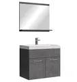 Produktbild: Badplaats Badmöbel Komplettset Montreal 02 60 x 35 cm Dunkel Grau - Badezimmermö
