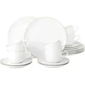 Produktbild: Seltmann Weiden Kaffeeservice, Weiß, Gold, Keramik, Rund, 24x18.1x43 cm, Essen & Trinken, Geschirr, Geschirr-Sets