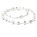 Produktbild: moderne Kette in 925/- Sterling Silber mit mattierten Elementen 45cm