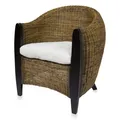 Produktbild: Sessel BARI Rattansessel Loungesessel Clubsessel Rattanstuhl Korbsessel Bicolor