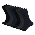 Produktbild: BOSS Herren Business Socken Strümpfe RS Uni CC 6 Paar, Farbe:Mehrfarbig, Größe:39-42, Artikel:-961 black/navy/grey
