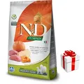 Produktbild: Farmina N&D Pumpkin Grain Free canine BOAR AND APPLE ADULT MEDIUM & MAXI 12kg+Überraschung für den Hund