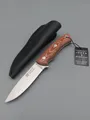 Produktbild: Joker Pantera CD-17 Micarta rot braun inkl. Lederscheide