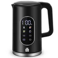 Produktbild: ForMe Edelstahl Wasserkocher 1,7 L mit Temperatureinstellung Temperaturwahl 40-100°C I LED Digitale Temperaturanzeige I Temperatur Einstellbar Kessel I Teekanne Teekessel Warmhaltefunktion I BPA Frei