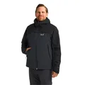 Produktbild: Jack Wolfskin Übergangs-Wanderjacke Wild Places 3in1 (wasserdicht, winddicht) schwarz/phantomgrau Herren, Größe: S