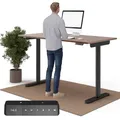 Produktbild: Ergotopia Desktopia One höhenverstellbarer Schreibtisch | elektrischer Schreibtisch höhenverstellbar | Bürotisch höhenverstellbar, Verstellbarer Tisch TÜV-geprüft, 7 Jahre Garantie 180x80 cm