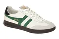 Produktbild: Gola Unisex Cyclone Leather Sneaker, White/Evergreen/Black/Dark Gum, 42 EU