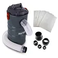 Produktbild: Practixx Absauganlage PX-AS-100 Werkstattsauger | Leistung 1200W | Luftleistung 215 m³/h | 65L Füllmenge Metallbehälter | 2m Schlauch Ø100mm | inkl. Filterpatrone, 4 TLG. Adapterset & 6 Papierfilter