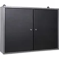 Produktbild: Ondis24 Werkzeugschrank 4561, aus Metall, grau / schwarz, Hängeschrank, abschließbar, 80 x 60 x 19 cm