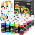 Produktbild: Shuttle Art 25 Acrylfarben 60ml Acrylic Paint Wasserfest Leinwand Steine Holz