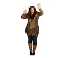 Produktbild: Leopard Damen Kostüm Raubkatze Katzenkostüm Karneval Fasching Gr.48