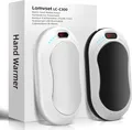 Produktbild: Handwärmer Elektrisch 2er Set 10000 mAh, Taschenwärmer Wiederverwendbar mit D