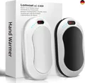 Produktbild: Handwärmer Elektrisch 2er Set 10000 mAh, Taschenwärmer Wiederverwendbar mit D