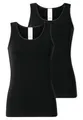 Produktbild: Schiesser Damen 2 Pack Trägertop Unterhemd mit Spitze - Modern Multipacks