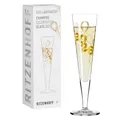 Produktbild: RITZENHOFF 1079016 Champagnerglas 200 ml - Serie Brillantnacht 2026, mit Luftballon-Motiv und Jahreszahl - Made in Germany