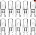 Produktbild: SCNNC G9 Halogenlampen 33W 230V 460LM Dimmbar 2700K Warmweiß, 12 Stück Halogen L