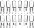 Produktbild: SCNNC G9 Halogenlampen 33W 230V 460LM Dimmbar 2700K Warmweiß, 12 Stück Halogen L