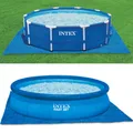 Produktbild: INTEX Bodenschutzplane Bodenplane für Easy Set Quick Up Swimming Pools 472x472cm