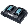 Produktbild: Makita DC 18 RD Doppel Schnellladegerät 14,4 V - 18 V LXT ( 196933-6 ) für 2 Li-Ion Akkus