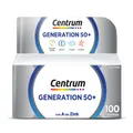 Produktbild: Centrum Generation Multivitamin 50+ – Hochwertiges Nahrungsergänzungsmittel mit Mikronährstoffen – Für Erwachsene ab 50 Jahren – Vitamine, Mineralstoffe, Spurenelemente