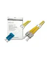 Produktbild: DIGITUS LWL Singlemode Patchkabel LC / ST bis Einzelmodus M 1 m Glasfaser 9/125 Mikrometer OS1 halogenfrei Gelb (DK-2931-01)