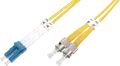 Produktbild: DIGI DK-2931-01 - LWL Patchkabel, LC / ST Duplex, OS2, 09/125 µm, 1 m