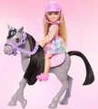 Produktbild: Barbie Club Chelsea Puppe, Pferd und Reitspielset Kleine Puppe und Pferd