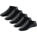 Produktbild: Schiesser Sneakersocken Damen-Sneaker-Socken 5 Paar Uni: 5 Paar schwarz 39 - 42