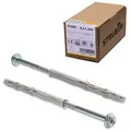 Produktbild: STRÜBER Schrauben- und Dübel-Set Rahmendübel mit Sechskantschraube und Scheibenkopf mit SW/TX-Buchse 10x200mm/25Stück