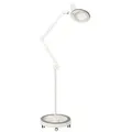 Produktbild: Lumeno LED Lupenleuchte 721X-MKIII, inkl. Rollstativ 6159, 8 Dioptrien, grau