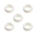 Produktbild: hellum 981100 Ersatz Dichtungsring PVC/für E10 Kerzen/weiß/für Riffelkerzen Außenketten / 5 Stück