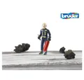 Produktbild: Bruder® Spielfigur bruder Feuerwehrmann mit ZubehÃ¶r, Spielfigur (blau/gelb)