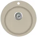 Produktbild: Granitspüle Einzelbecken Rund 2 | vidaXL : Farbe - Beige