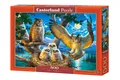Produktbild: Puzzle 500 Hobby Eulenfamilie B-53322