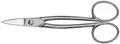 Produktbild: BESSEY Erdi Goldschmiede-Schere D74-1, gerade Schneiden, Gesamtlänge 180 mm Schnittlänge 34 mm, komplett vernickelt, Gewicht 0,09 Kg