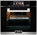 Produktbild: Kaiser Küchengeräte Einbaubackofen Multifunktions-Elektro-Backofen mit Pyrolyse und Dampfreinigung, TFT Display, 60cm, 86L,Air Fry EH 6344 N, mit 1-fach-Teleskopauszug, Pyrolytische Selbstreinigung, Dampfreinigung