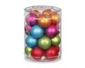 Produktbild: INGE-GLAS® Weihnachtsbaumkugel Weihnachtskugeln MilleFiori, Ø 3 cm, 20 Stück