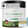 Produktbild: Lenevin® BIO Moossalbe gegen Falten für sensible Haut, 4-facher Testsieger F.A.Z. & mehr - Creme mit 4% Isländisch Moos, 1% Hyaluron, Ceramide - Made in Germany, vegan, tierleidfrei, nachhaltig, 60ml