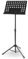 Produktbild: McGrey Notenpult Orchesterpult Lochblech Ständer Deluxe Notenständer mit Notenklemmen, (11940, 1-tlg), Abnehmbare Lochblechablage