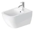 Produktbild: Duravit Happy D.2 Wand-Bidet verdeckte Befestigung 365 x 540 mm - Weiß...